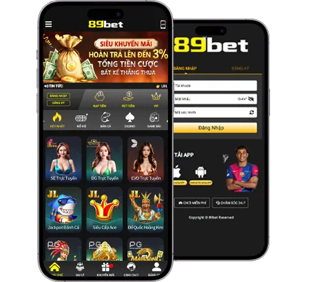Giao diện ứng dụng 98win Android thân thiện